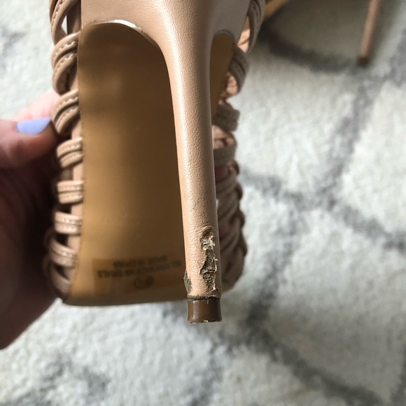 Lulus Nude Slingback Pumps size 8.5 - Picture 5 of 7